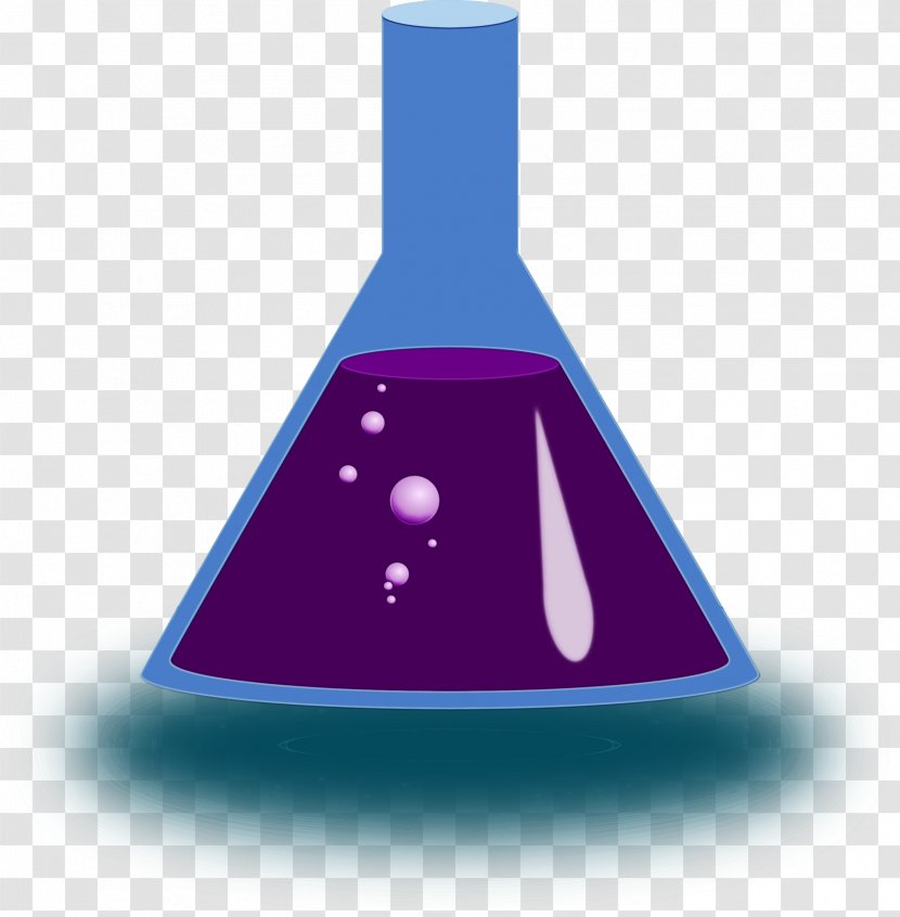 Triangle Product Design Cone - Violet - Laboratory Flask Transparent PNG