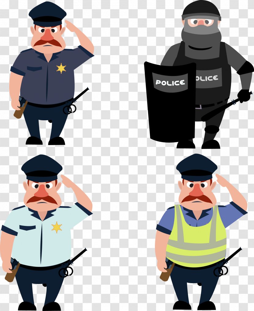 Euclidean Vector Cartoon Icon - Brand - Police Enforcement Transparent PNG