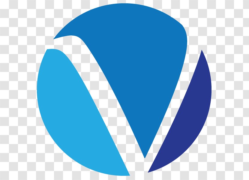 Logo Line Angle Font - Blue Transparent PNG
