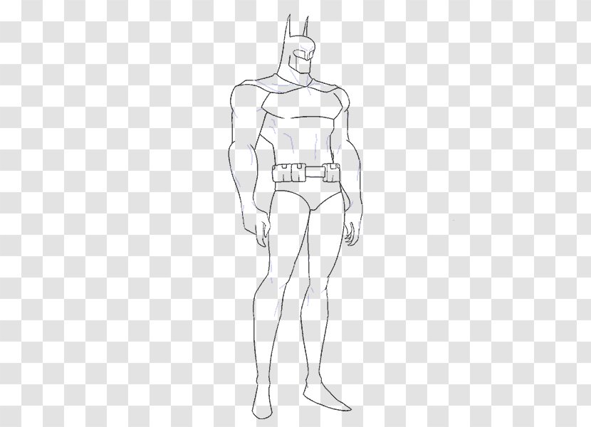 Batman Nightwing Drawing Line Art Sketch - Tree - Brief Strokes Transparent PNG