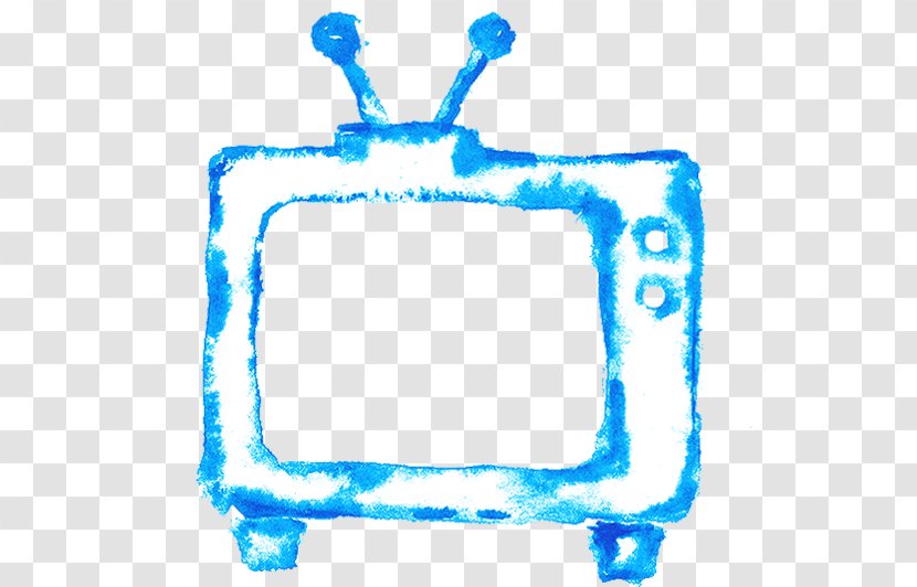 Television Watercolor Painting Drawing - Text - TV Transparent PNG