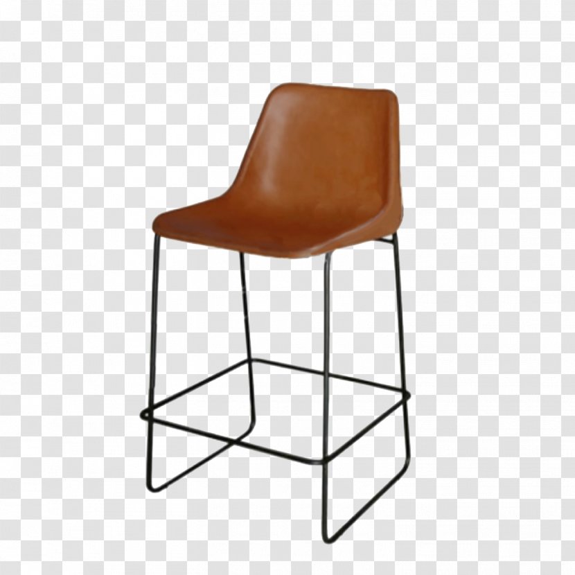 Bar Stool Chair Metal Leather Transparent PNG