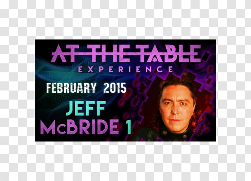 Jeff McBride Magician Mentalism 0 - Purple - Mcbride Transparent PNG