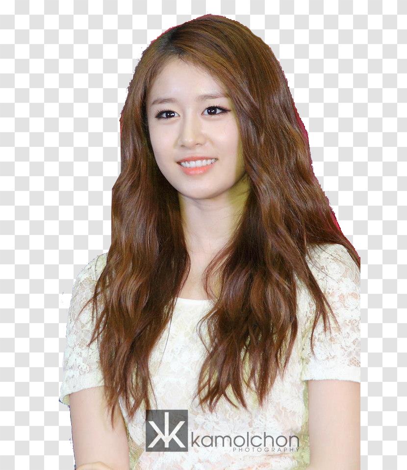 Hairstyle Long Hair Coloring Wig - Flower - Park Jiyeon Transparent PNG