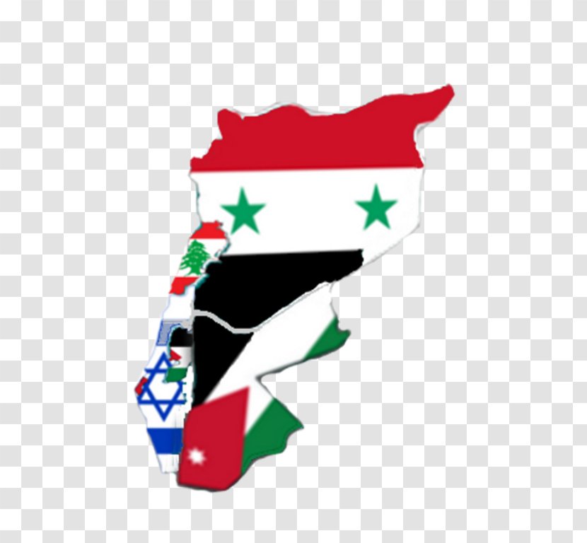 Flag Of Syria French Mandate For And The Lebanon Egypt - Blank Map Transparent PNG