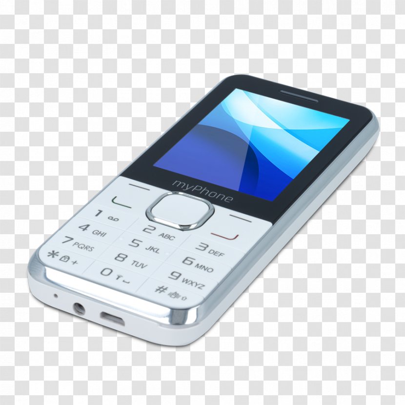 Feature Phone Smartphone MyPhone Classic Bílý Mobilní Telefon Telephone - Dual Sim Transparent PNG
