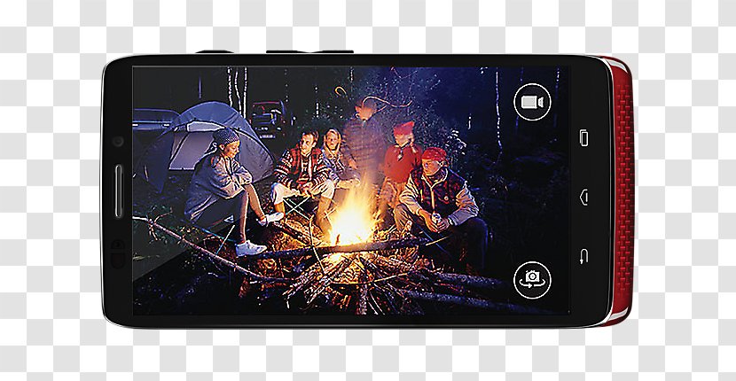 Droid MAXX Camping Scouting Campfire Campsite - Electronic Device Transparent PNG