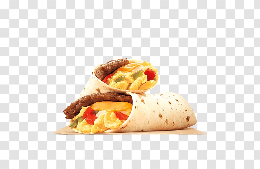 Breakfast Burrito Fast Food Bacon, Egg And Cheese Sandwich - Kids Meal Transparent PNG