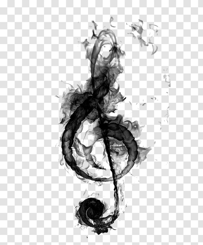 Clef Treble Musical Note Drawing - Tree Transparent PNG