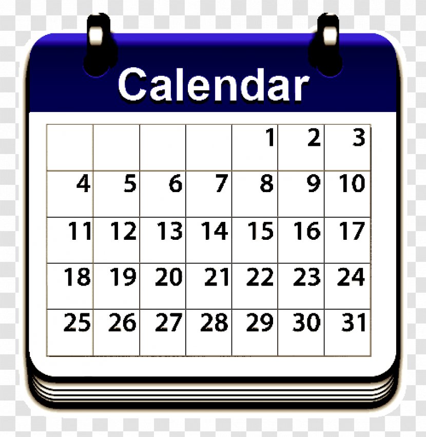 School Learning Student Child Organization - Calendar Transparent PNG