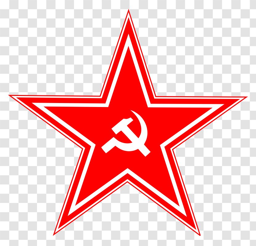 Russia Soviet Union Communism - Red - Sickle And Star Transparent PNG