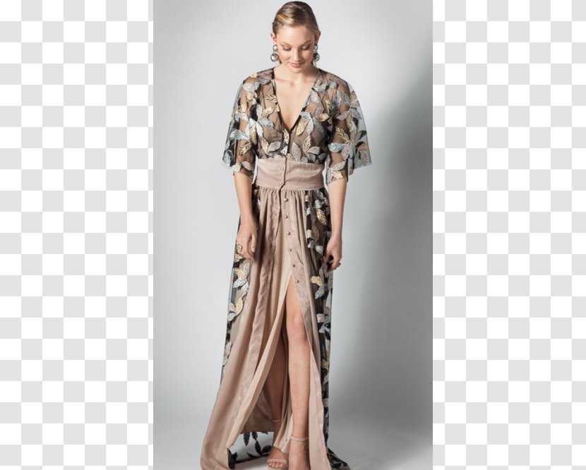 Robe Slip Sleeve Kimono Dress - Bathrobe Transparent PNG