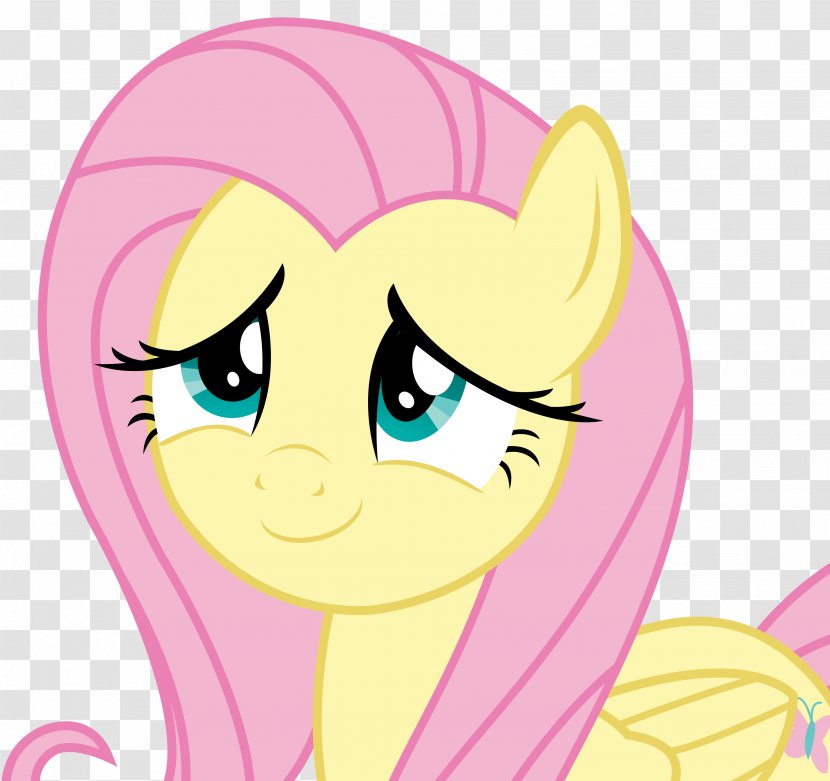 Pony Fluttershy Twilight Sparkle Rainbow Dash Rarity - Cartoon - Fluttered Transparent PNG