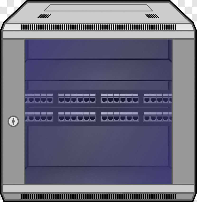 19-inch Rack Computer Servers Network Switch Clip Art - Electronic Device - Cliparts Transparent PNG