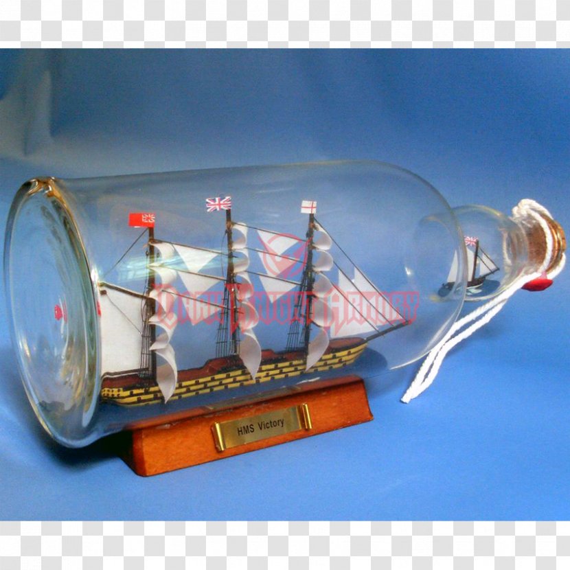 HMS Victory Caravel Ship Model Bateau En Bouteille Transparent PNG