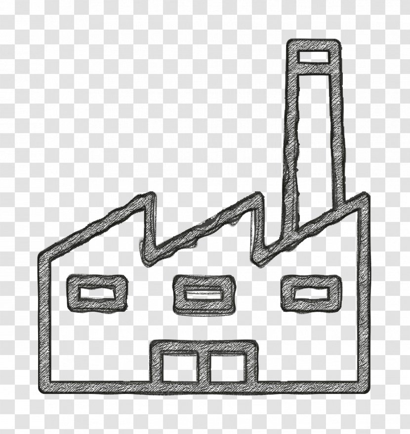 Factory Icon Ecology - Line Art Metal Transparent PNG