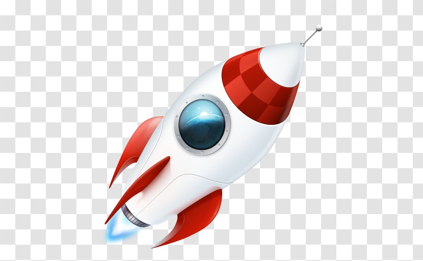 Rocket Icon - Launch - Cartoon Flying Transparent PNG