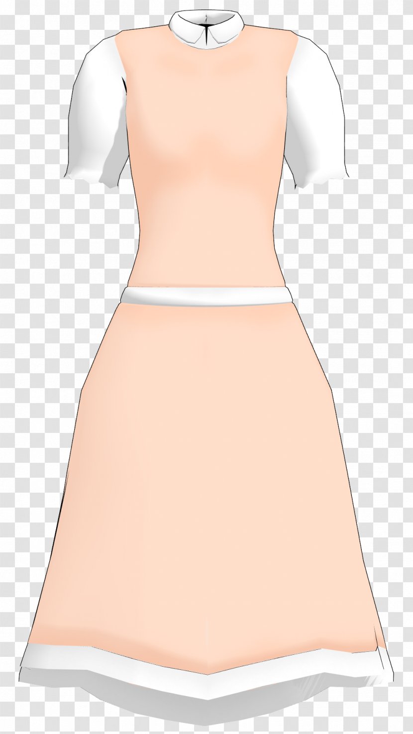 Shoulder Sleeve Dress - Cartoon Transparent PNG