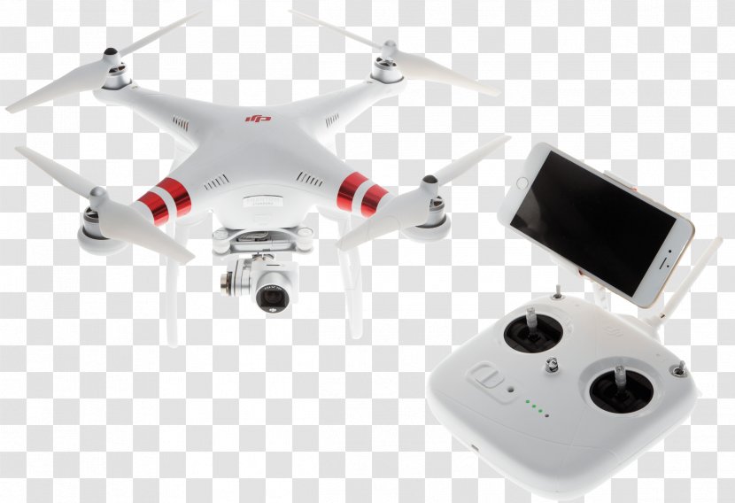 DJI Unmanned Aerial Vehicle Phantom Quadcopter First-person View - Drones Transparent PNG