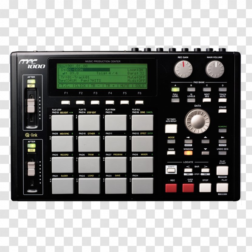 Akai MPC 1000 Sampler 2000 - Sound Mixer Transparent PNG