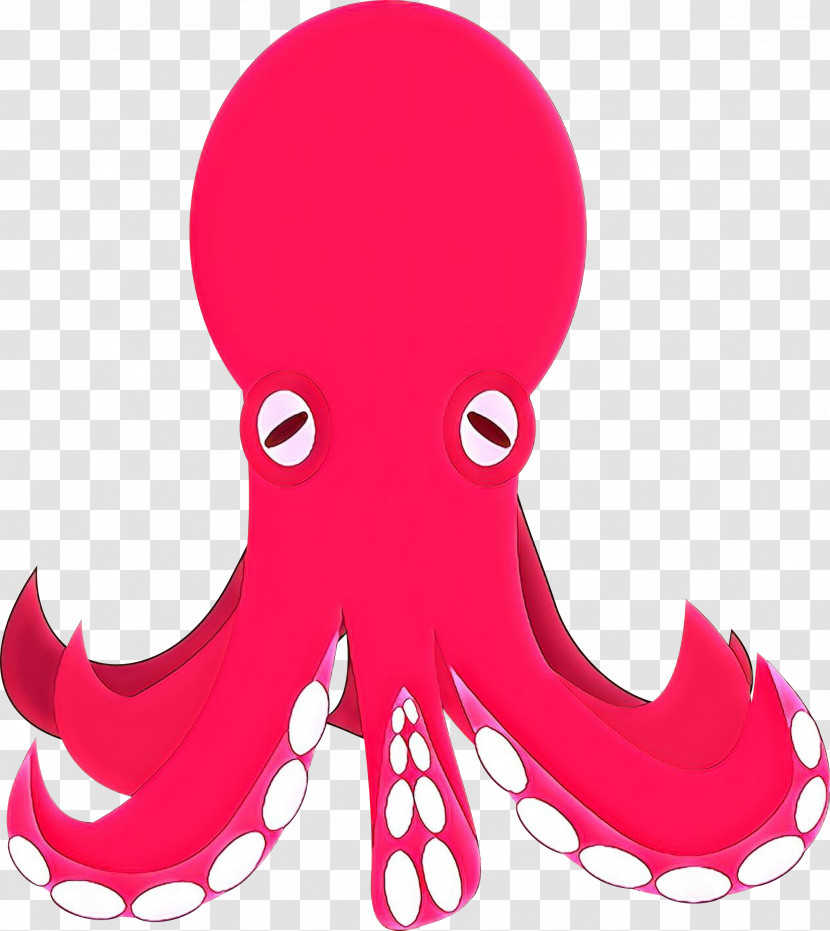 Octopus Giant Pacific Octopus Pink Red Octopus Transparent PNG