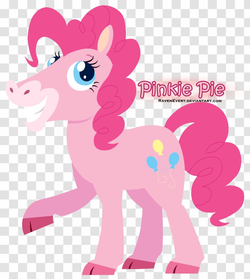 Pony Pinkie Pie Horse Rarity Cat - Flower Transparent PNG