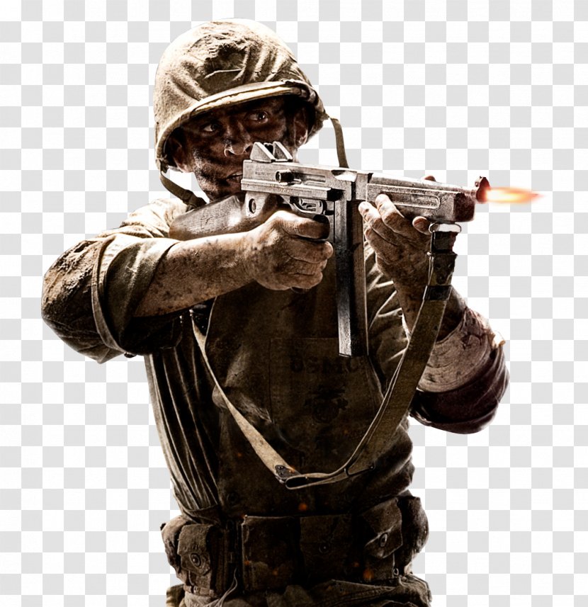 Call Of Duty: WWII World At War Duty 4: Modern Warfare Black Ops III - Weapon Transparent PNG
