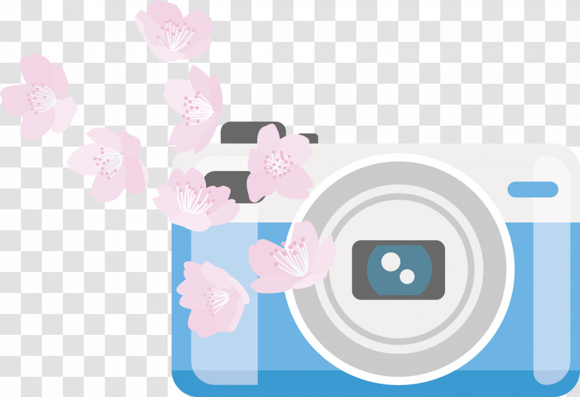 Camera Flower Transparent PNG