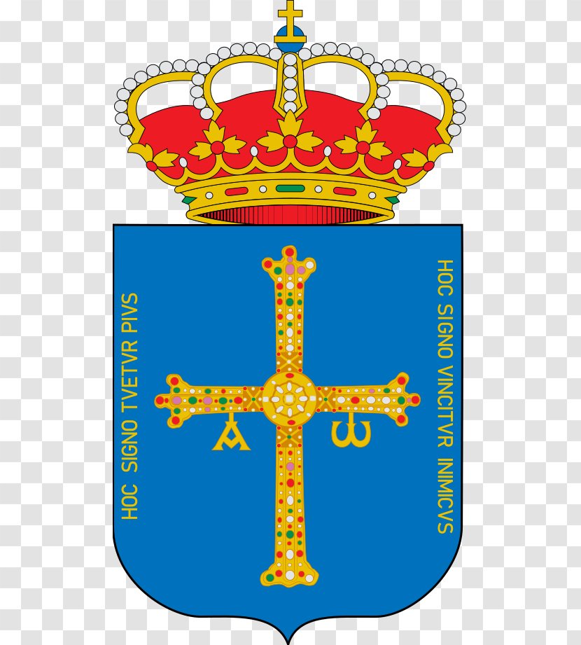 Kingdom Of Asturias Victory Cross Coat Arms - Alfonso Iii Transparent PNG