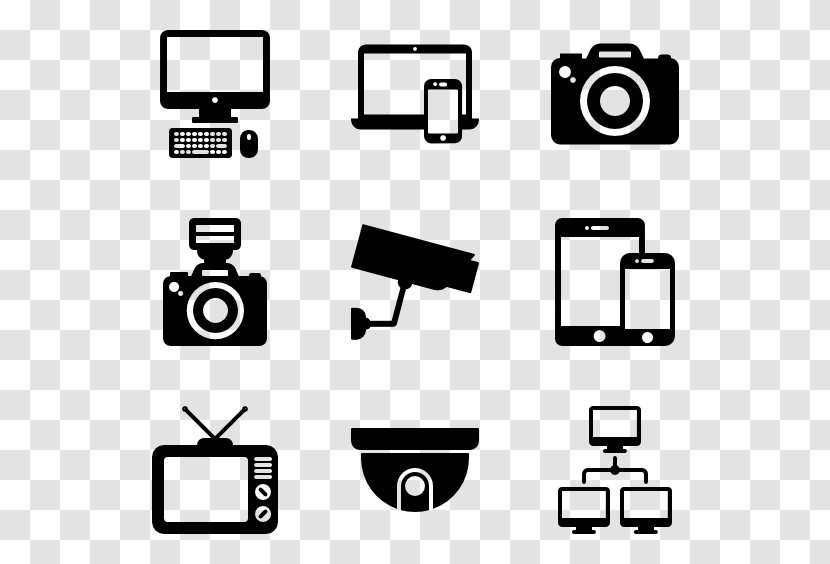 Clip Art - Black And White - Technology Transparent PNG