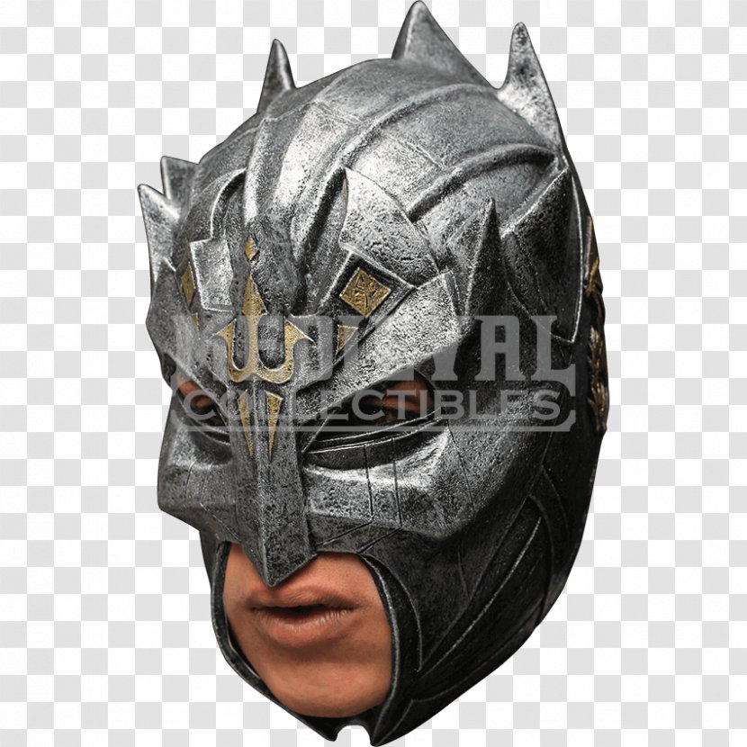 Latex Mask Halloween Costume Carnival - Headgear - Warrior Helmet Transparent PNG