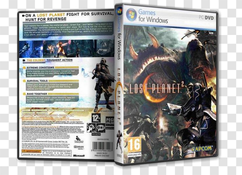 Lost Planet 2 Xbox 360 PC Game Capcom - Video Software Transparent PNG