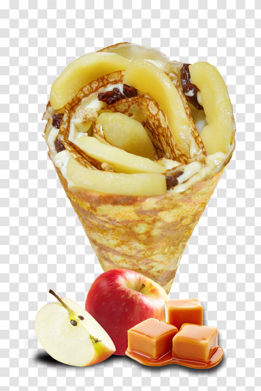 Frozen Dessert Food Flavor Fruit - Crepes Transparent PNG