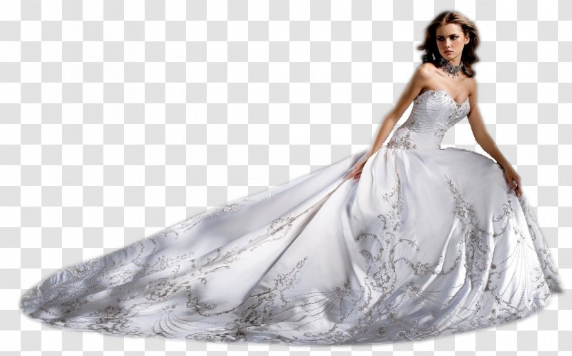 Wedding Dress Bride Gown - Watercolor Transparent PNG