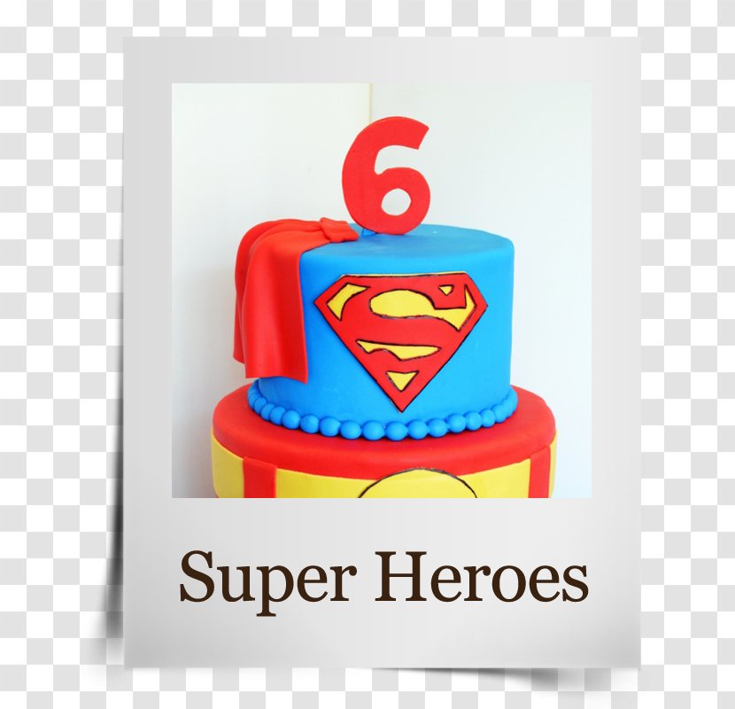 Birthday Cake Superman Party Supergirl Transparent PNG