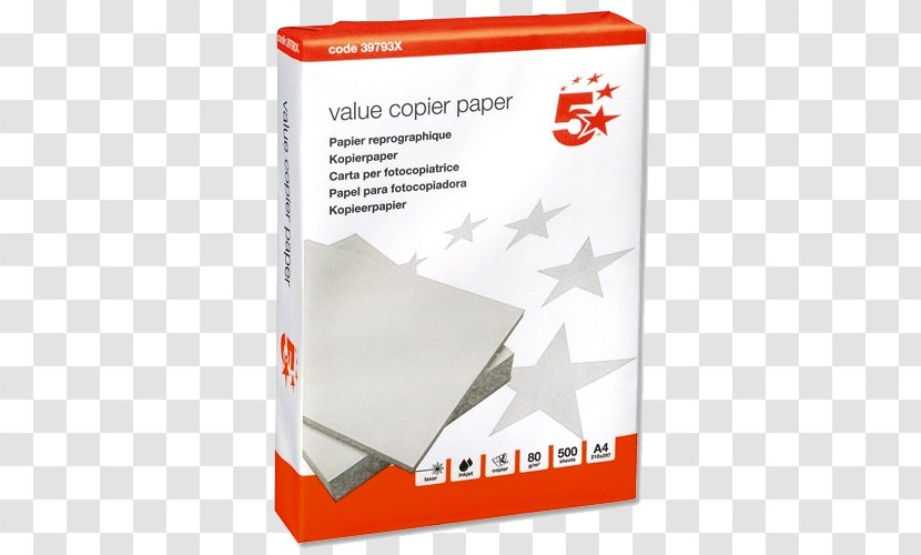 Standard Paper Size Photocopier Printing Office Supplies - Letterhead Design Transparent PNG