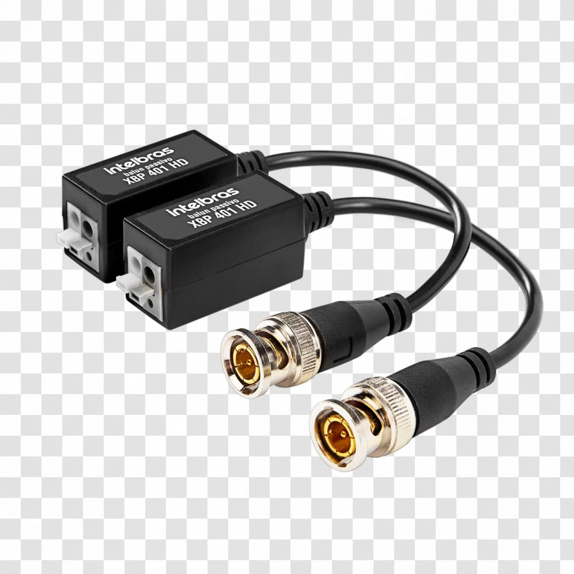Coaxial Cable Balun Adapter Electrical Connector HDMI - Electronic Component Transparent PNG