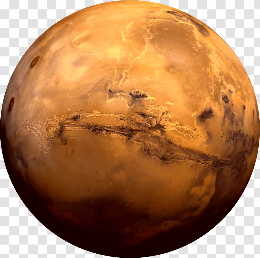 Earth Moons Of Mars Planet Valles Marineris - 2 Transparent PNG