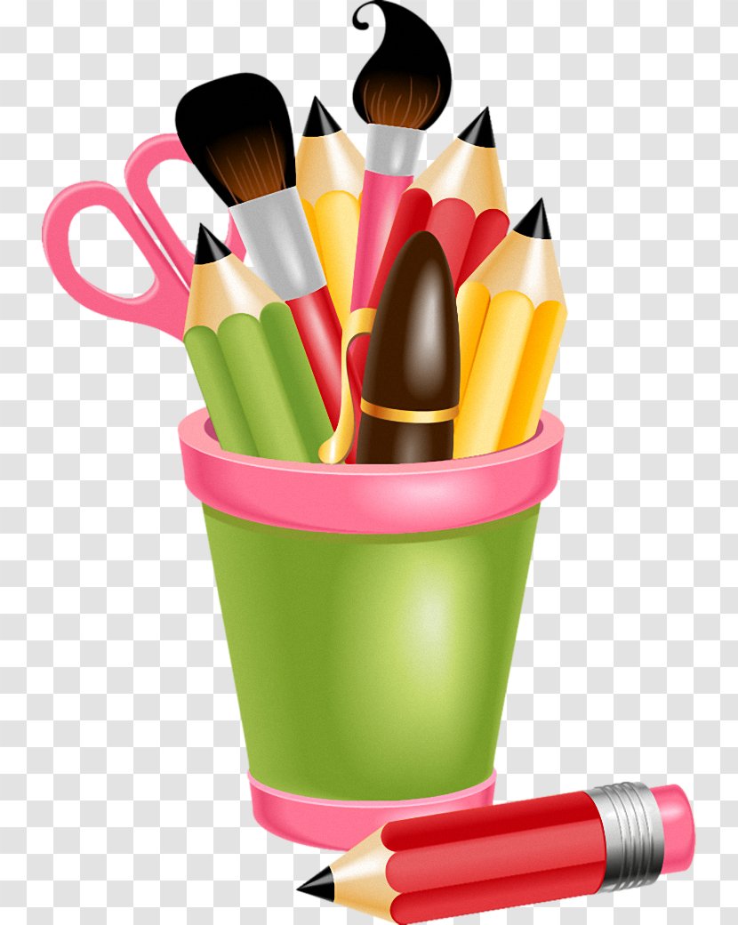 Pink Material Property Office Supplies Clip Art Bucket - Plastic Transparent PNG