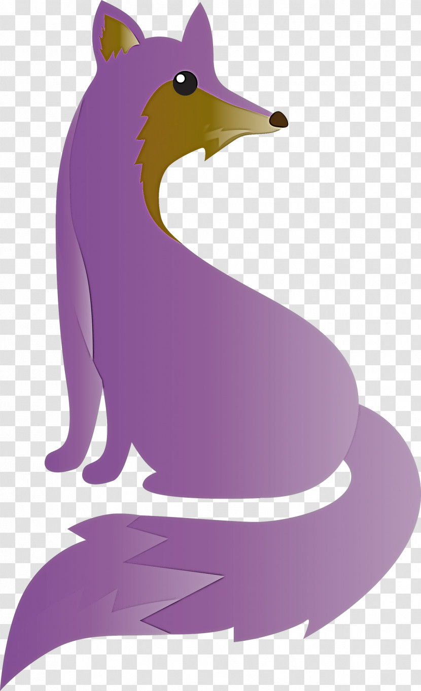 Purple Cartoon Animal Figure Transparent PNG