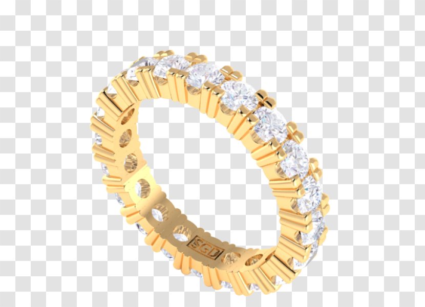 Ring Body Jewellery Bangle Diamond - Human - Solid Gold Settings Transparent PNG