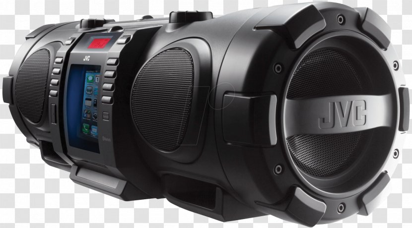 FM Boombox JVC RV-NB75BE AUX Loudspeaker Bluetooth IPod - Camera Lens Transparent PNG