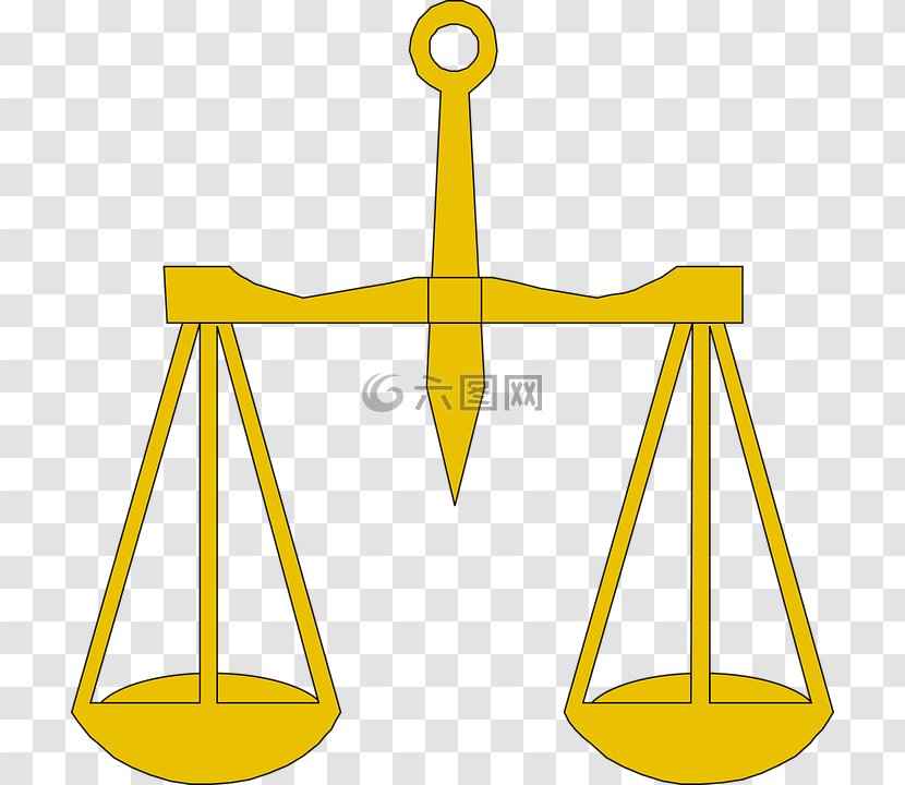Clip Art Measuring Scales Openclipart - Area - Justice Transparent PNG
