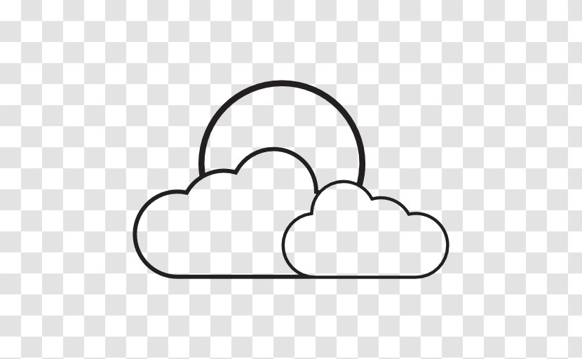 Cloud Computing Storage Symbol - Heavily Clouded Transparent PNG