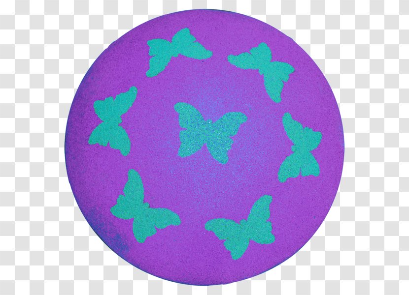 Green Turquoise Circle - Butterfly - EPDM Rubber Transparent PNG