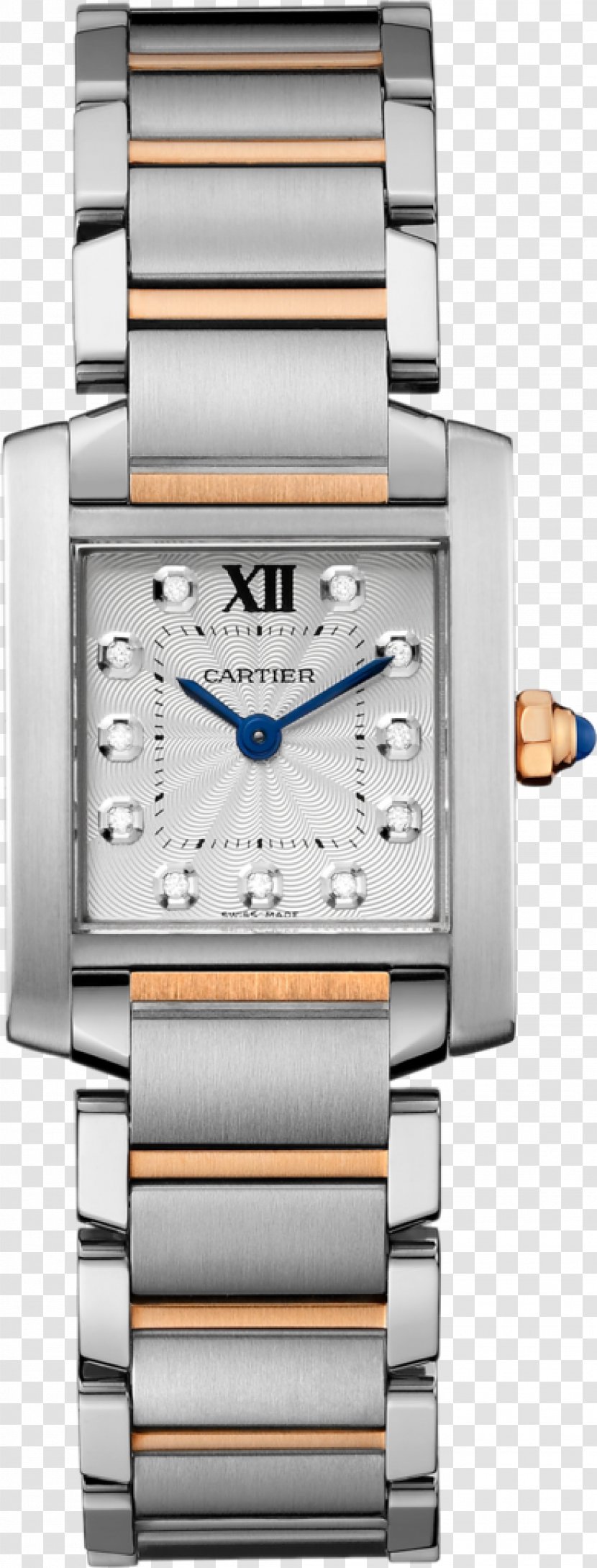 Cartier Tank Française Watch - Brand Transparent PNG