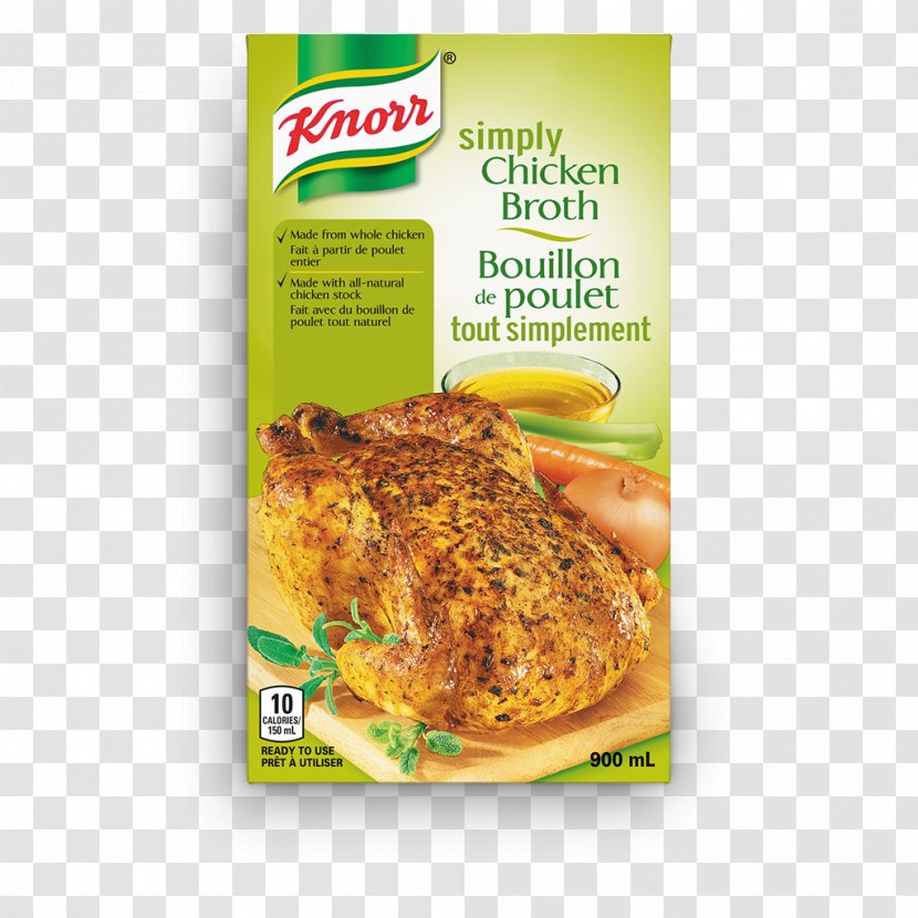 Vegetarian Cuisine Chicken Flavor Knorr Broth - Seasoning Transparent PNG