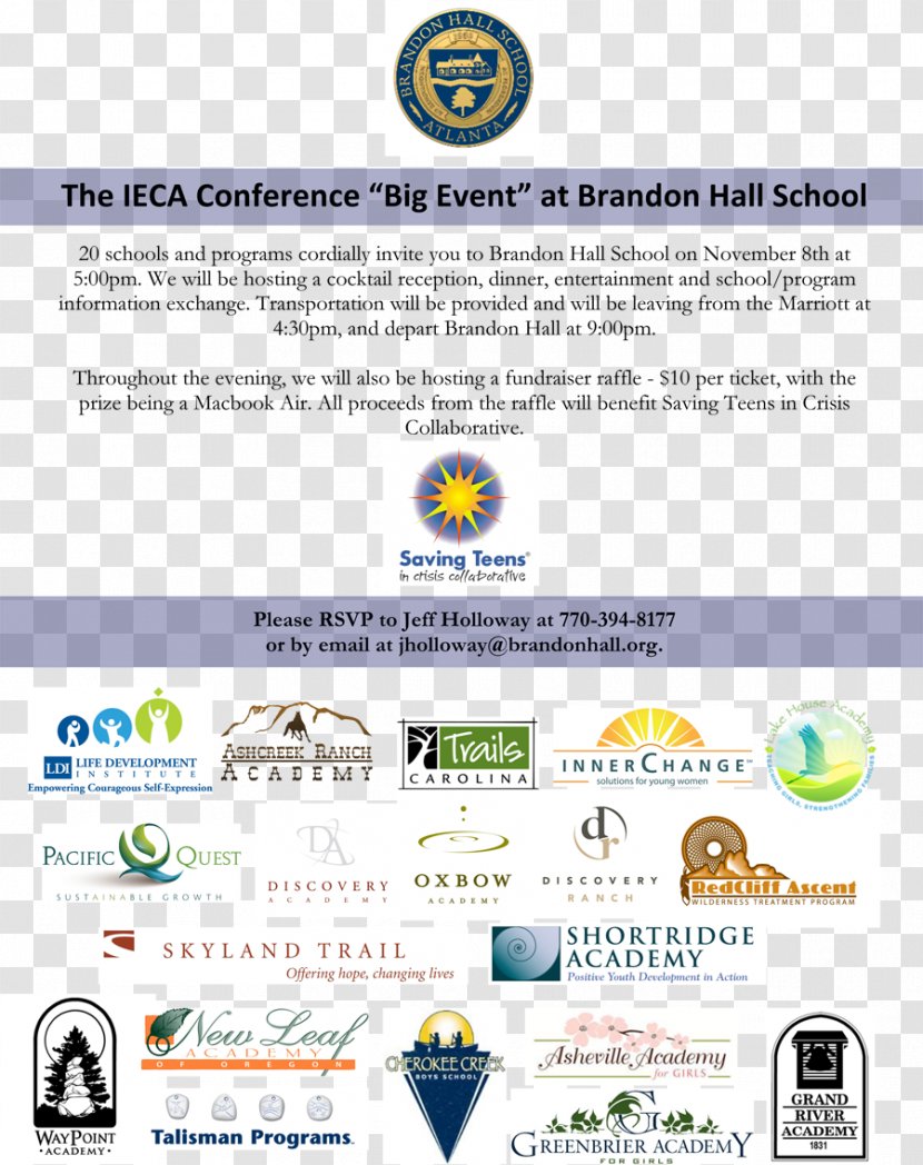 Brandon Hall School Logo Web Page - Line Transparent PNG