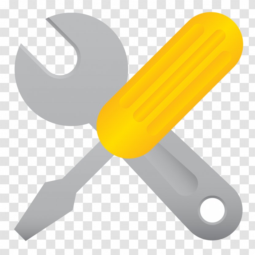 Screwdriver Wrench - Orange - And Transparent PNG