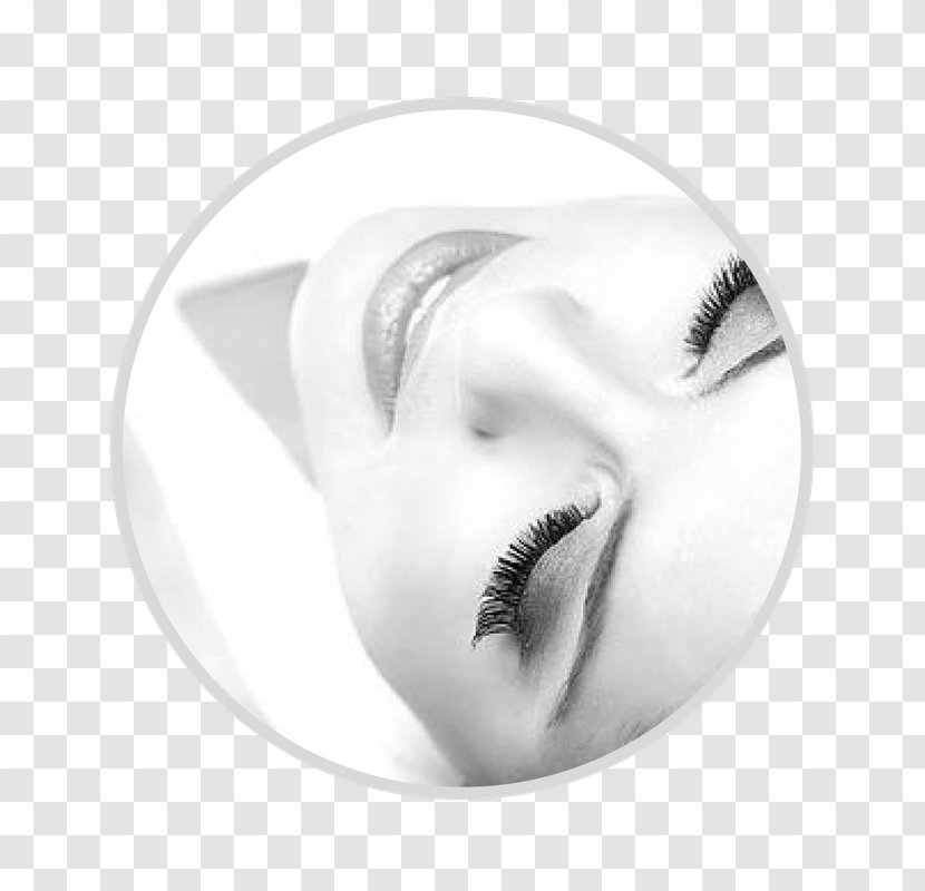 Eyelash Extensions Beauty Parlour Eye Liner - Silhouette Transparent PNG